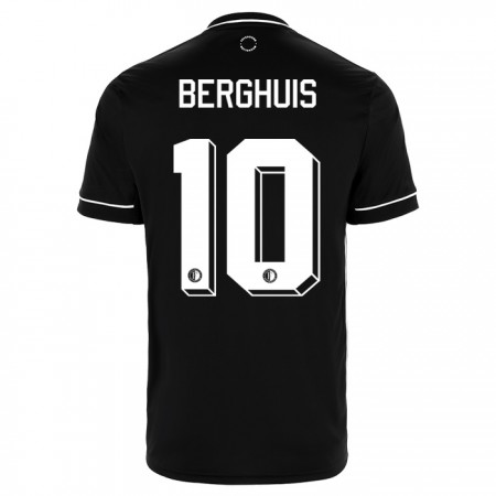 Camisetas Feyenoord Rotterdam Steven Berghuis 10 Segunda Equipacion 2020/2021 
